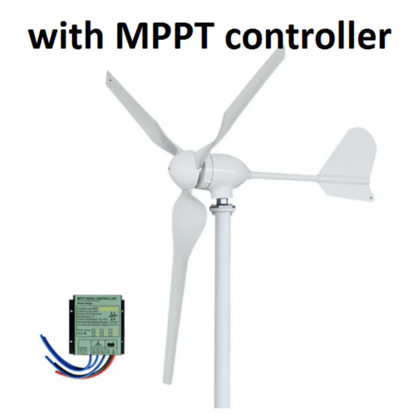 Free Energy 2000W 48V Volt 3 Nylon Fiber Blade. Home Wind Turbines. Wind Generator. Power Windmill With MPPT Controller - Image 4