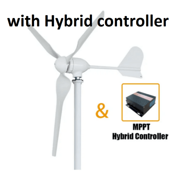Free Energy 2000W 48V Volt 3 Nylon Fiber Blade. Home Wind Turbines. Wind Generator. Power Windmill With MPPT Controller - Image 5