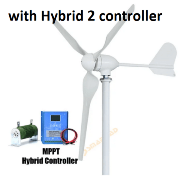 Free Energy 2000W 48V Volt 3 Nylon Fiber Blade. Home Wind Turbines. Wind Generator. Power Windmill With MPPT Controller - Image 6
